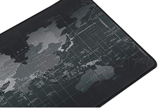 OLIVERIK - Alfombrilla de Ratón de Gaming Mouse Pad, Superficie Impermeable Base de Goma Antideslizante Grande para Jugadores, PC y Portátiles