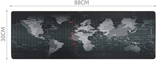 OLIVERIK - Alfombrilla de Ratón de Gaming Mouse Pad, Superficie Impermeable Base de Goma Antideslizante Grande para Jugadores, PC y Portátiles
