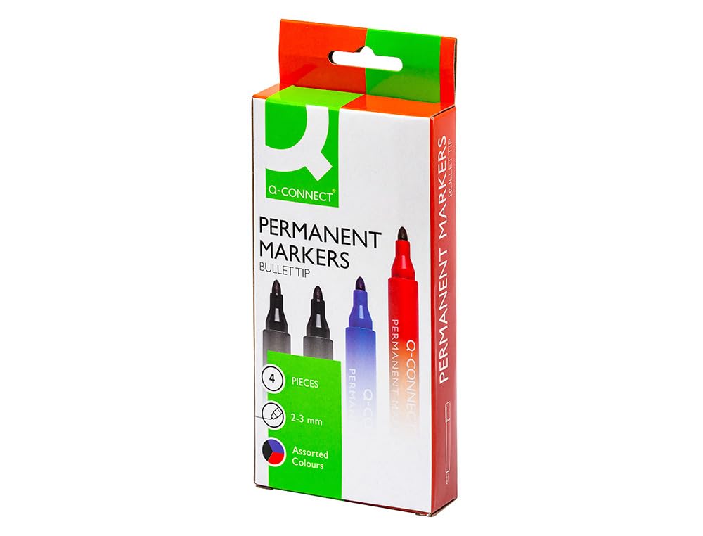 Q-connect - Pack De 4 Rotuladores Kf26088