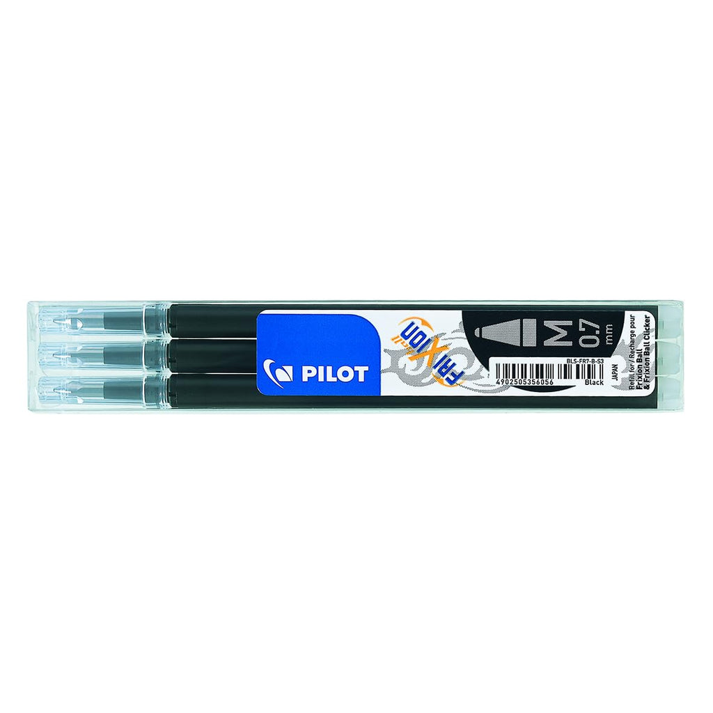 Pilot - Set De 3 Recambios Frixion Ball - Negro - Punto Medio