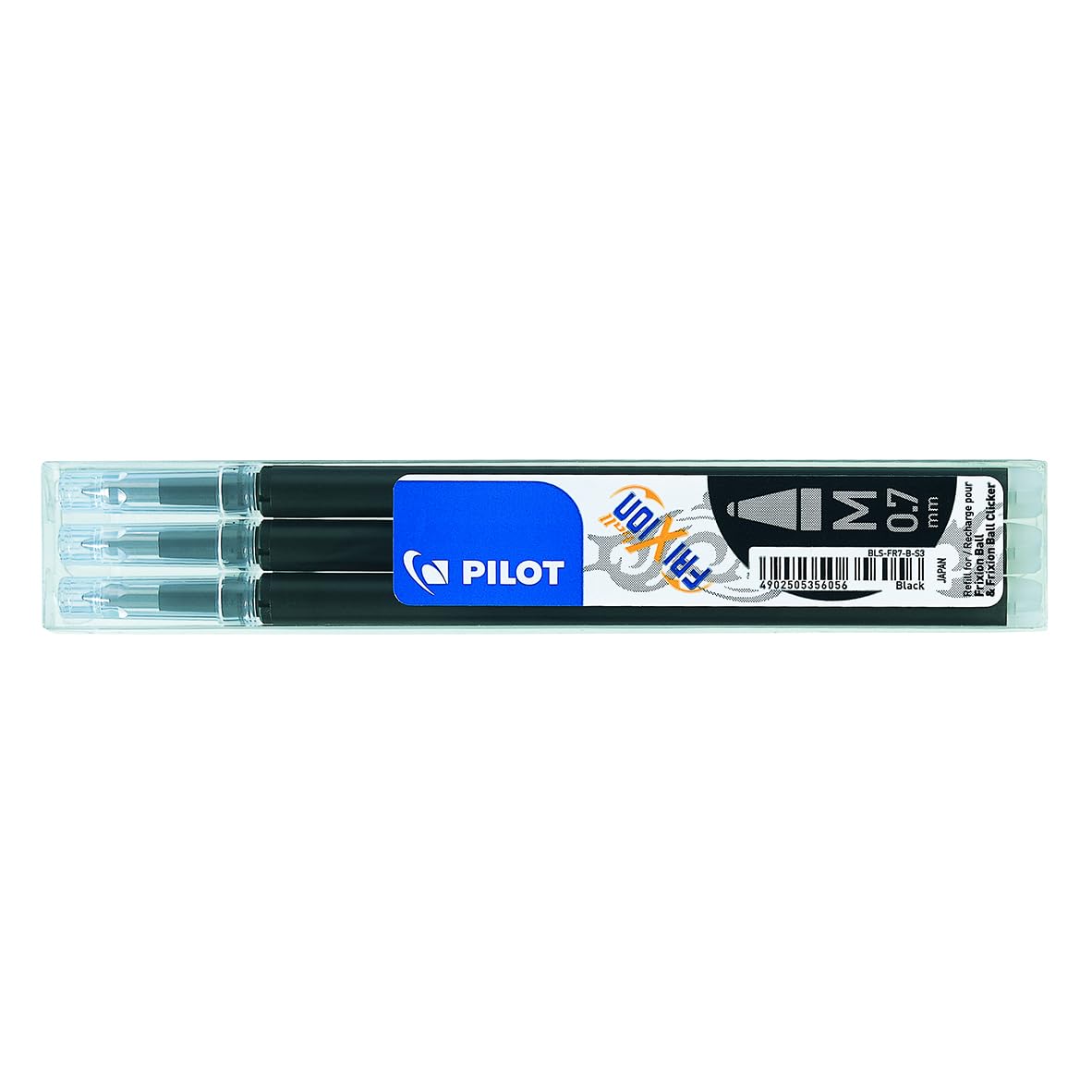 Pilot - Set De 3 Recambios Frixion Ball - Negro - Punto Medio