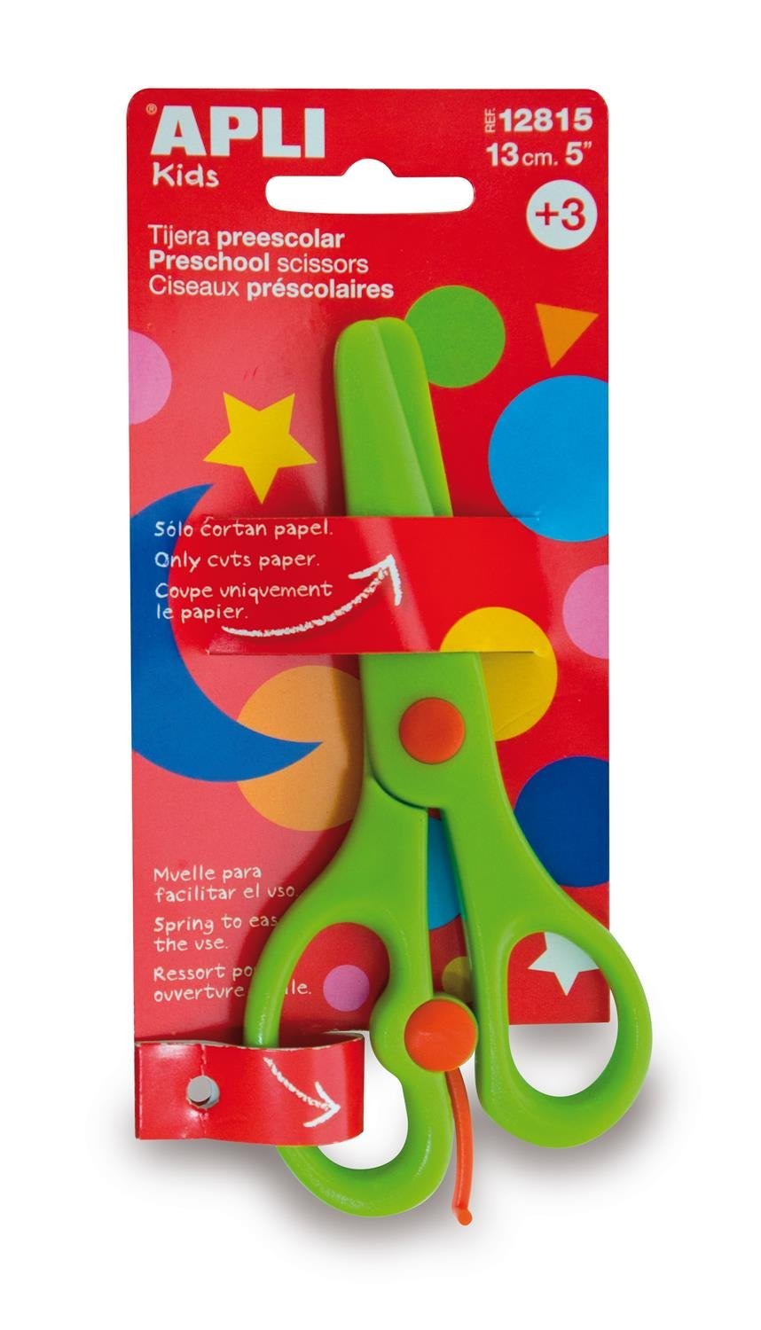 APLI Kids 12815 - Tijera preescolar 13 cm