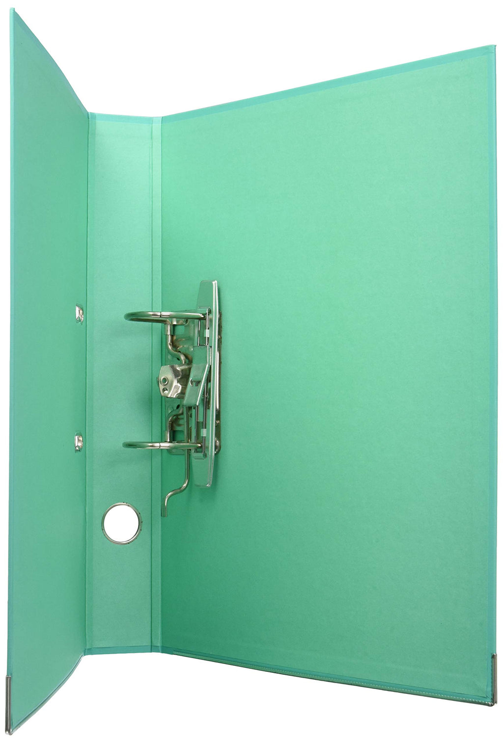 Archivador de palanca liderpapel folio documenta forrado pvc con rado lomo 52 mm verde claro compresor