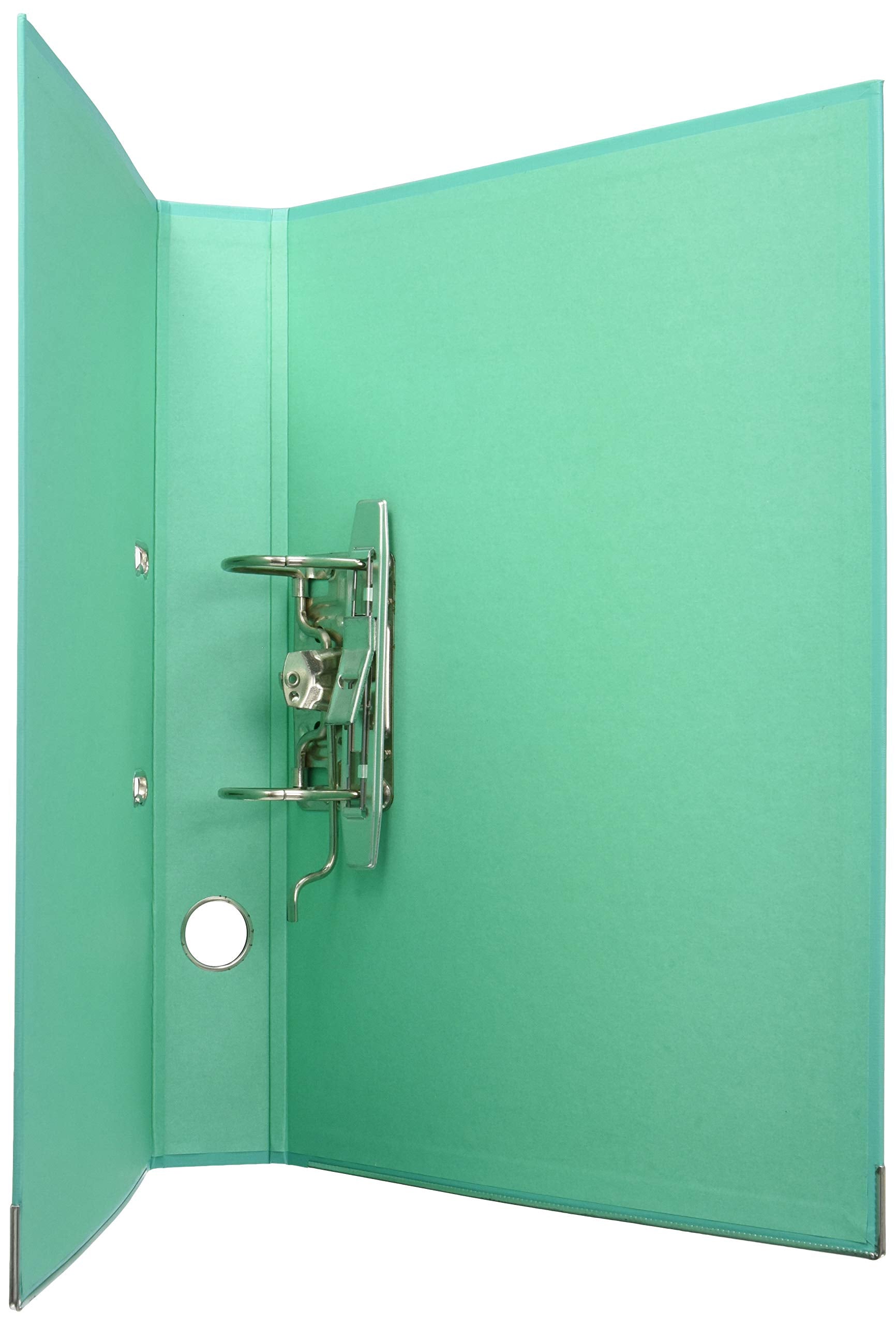 Archivador de palanca liderpapel folio documenta forrado pvc con rado lomo 52 mm verde claro compresor
