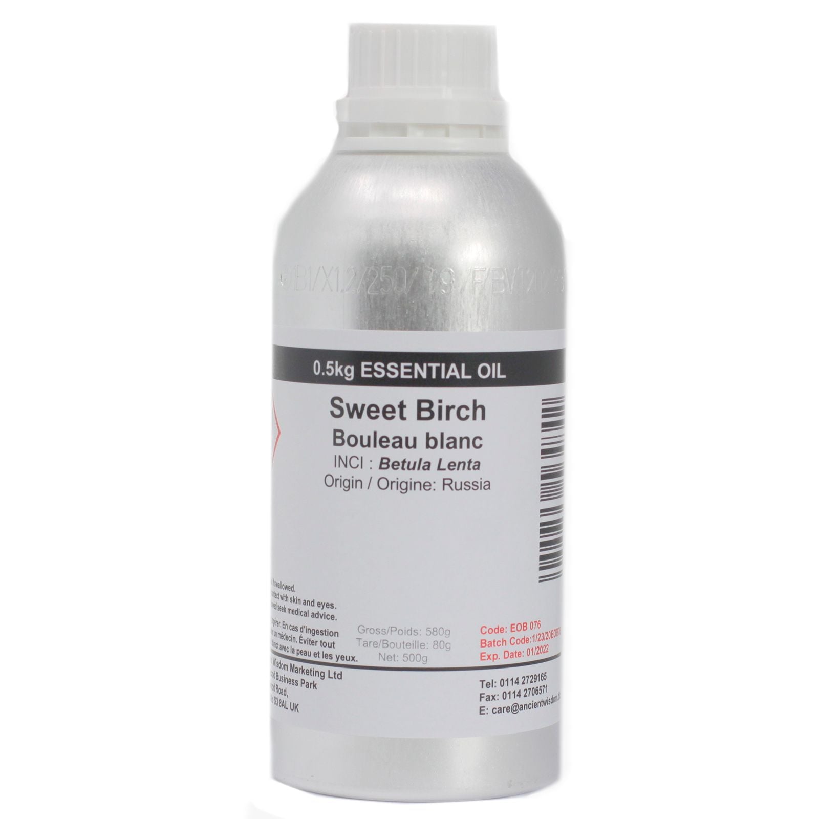 Aceite Esencial 500ml - Abedul blanco