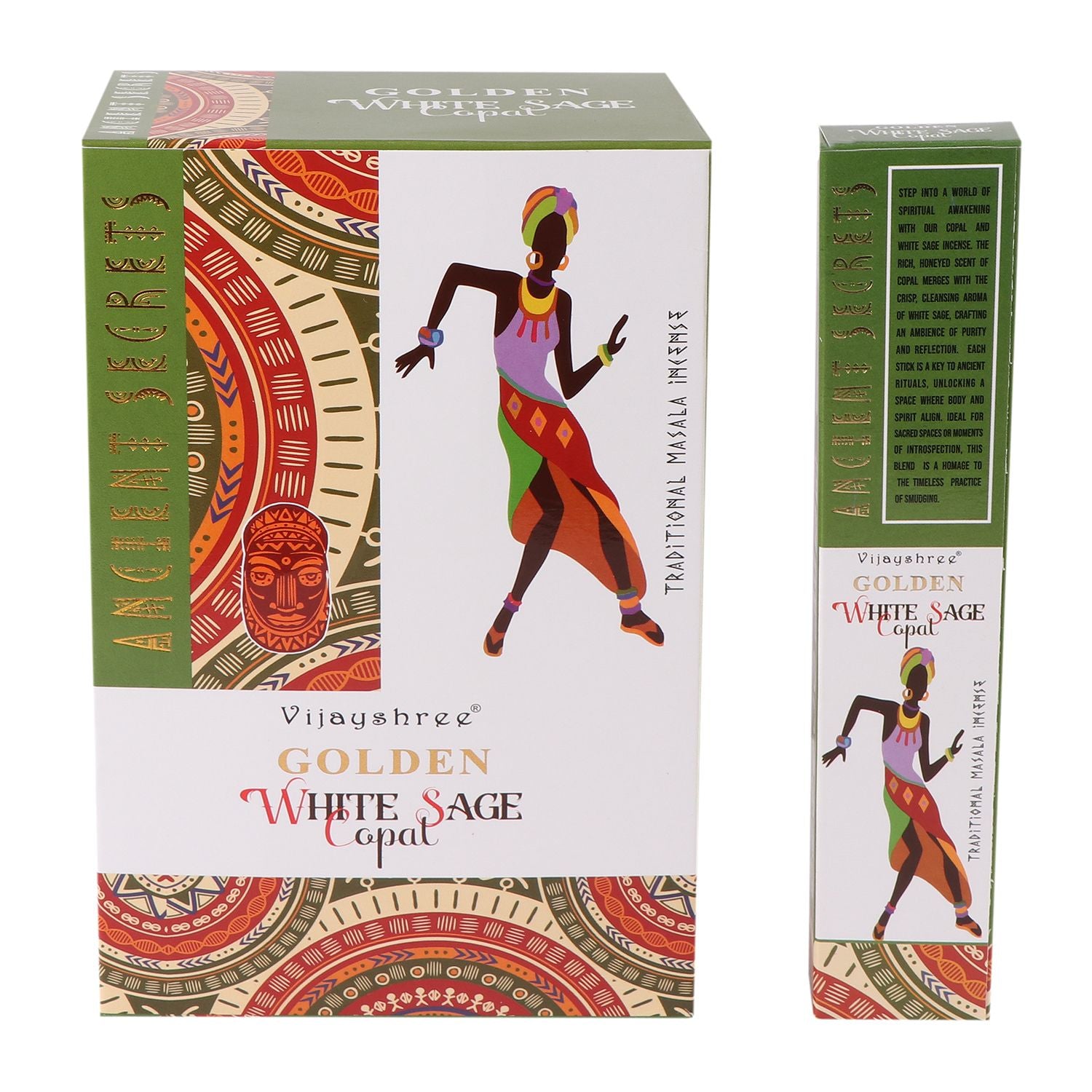 15 g de copal dorado y salvia blanca