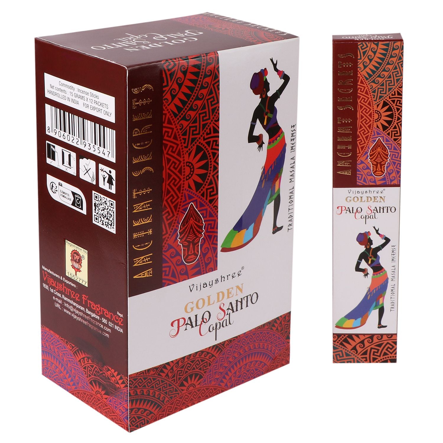 15 g de Copal Dorado y Palo Santo